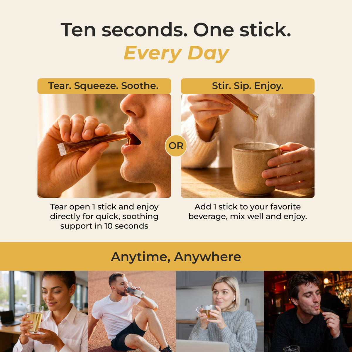 Mullein Honey Sticks -  Mango