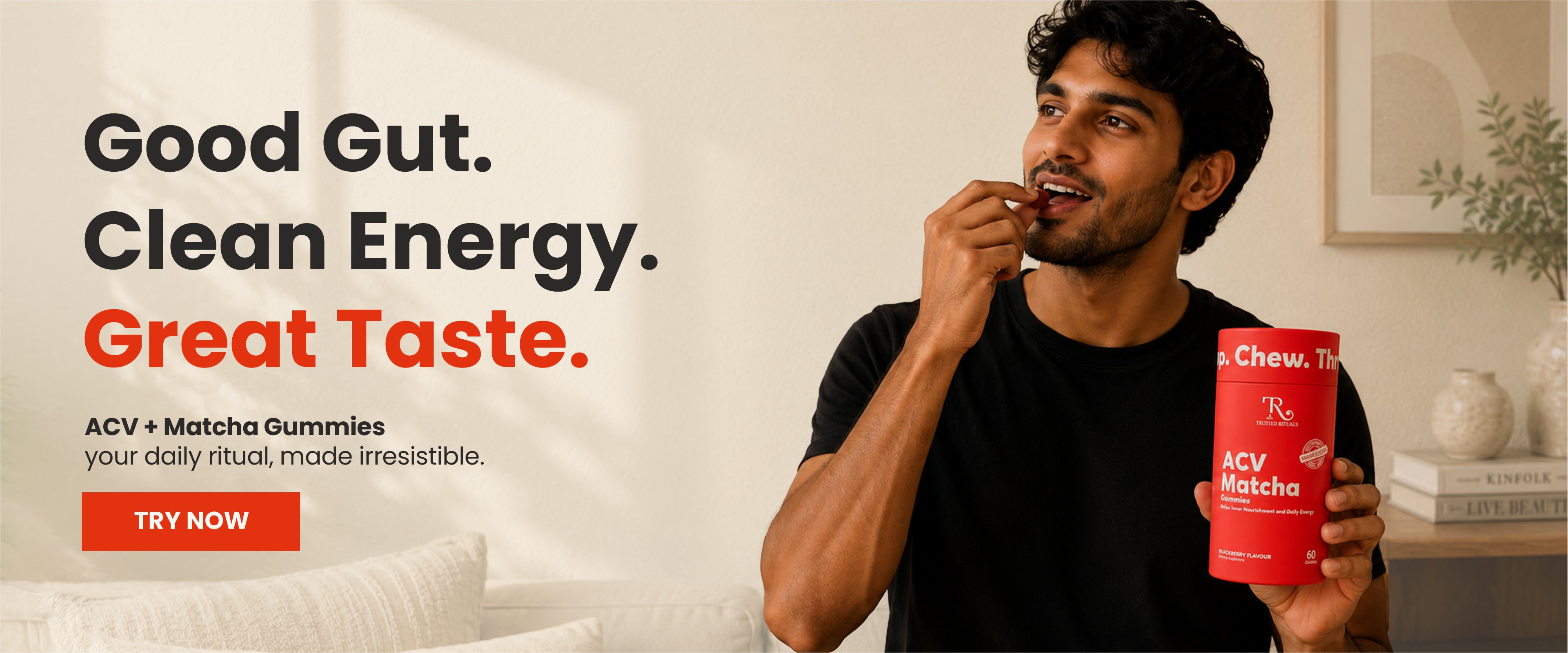 Good Gut. Clean Energy. Great Taste. – ACV Matcha Gummies