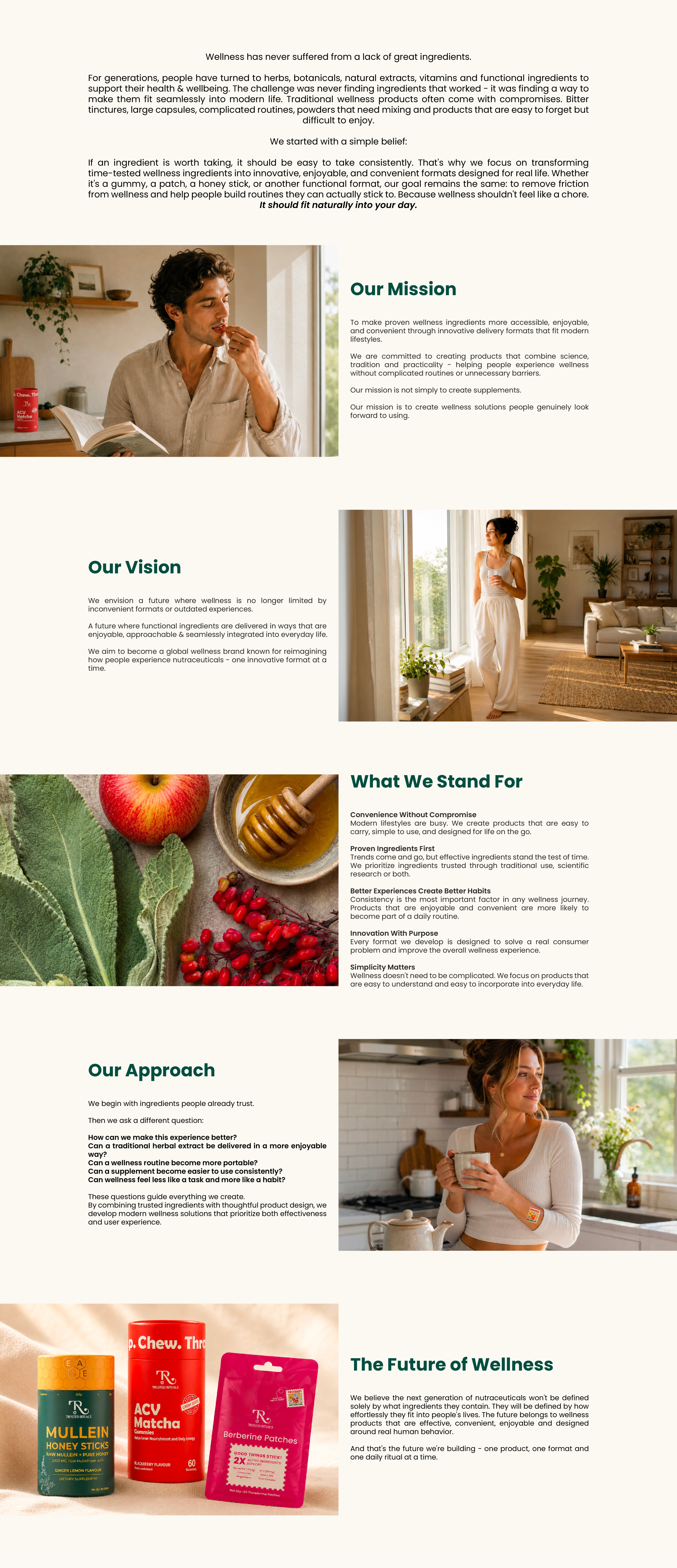 Our Story — Trusted Rituals