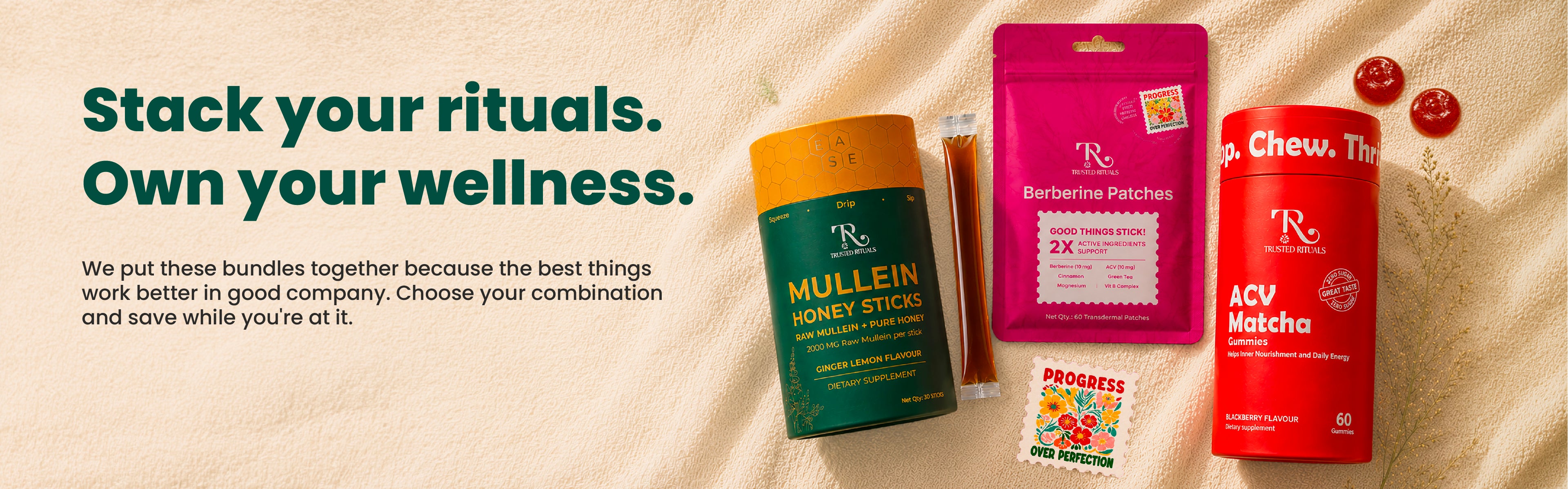 Stack your rituals. Own your wellness.